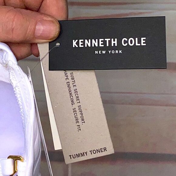 Womens size Lg NWT Kenneth Cole one piece belly toning bathing suit - Picture 9 of 11